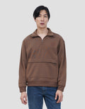 NEVADA ZIPPER POCKET FLEECE SWEATER PRIA