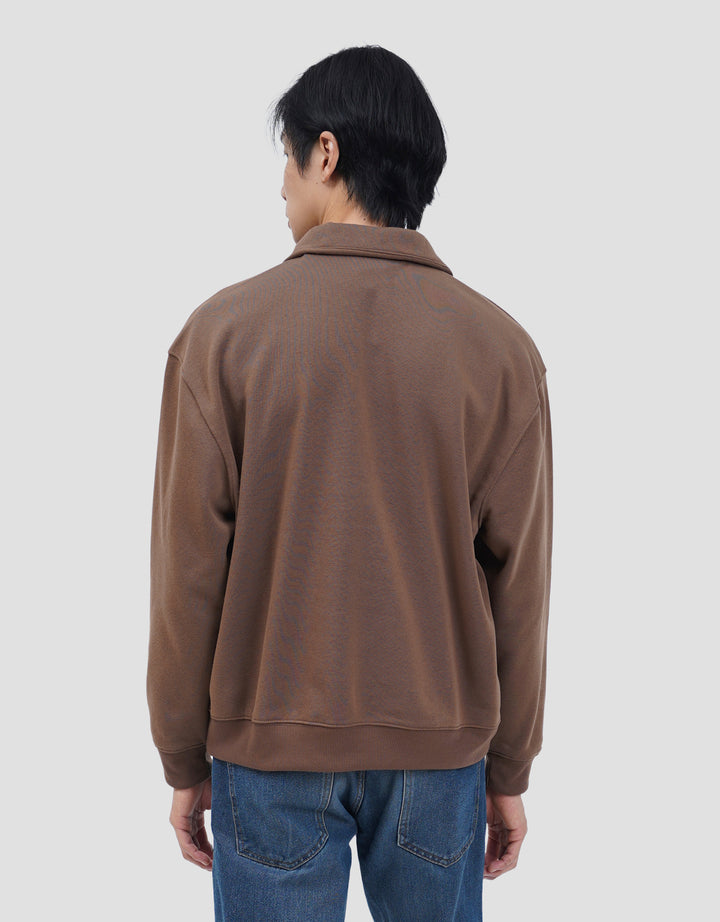 NEVADA ZIPPER POCKET FLEECE SWEATER PRIA