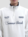 Nevada Half Zipper Regular Fit With Wording Embro Sweater Pria