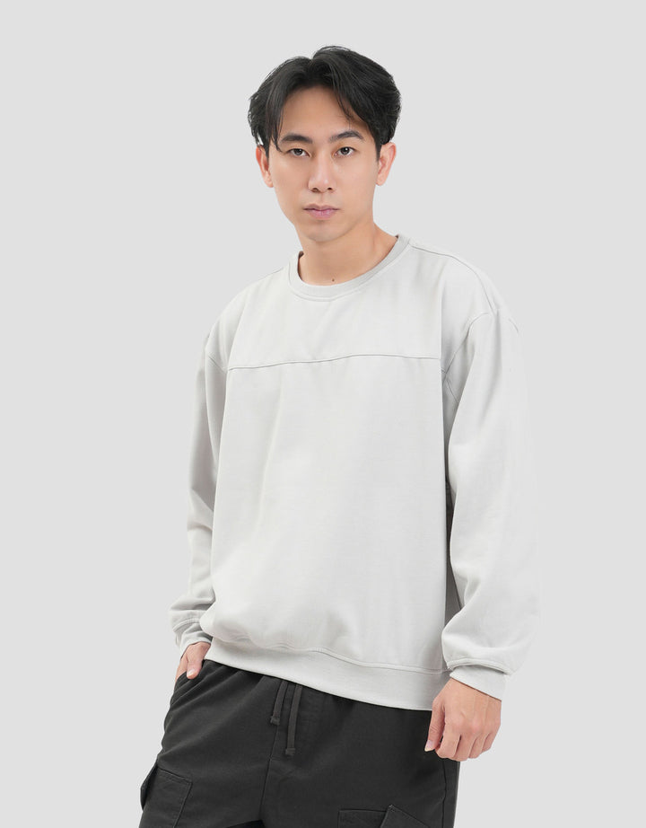 Nevada Basic Boxy Fit Cut And Sewn Sweater Pria