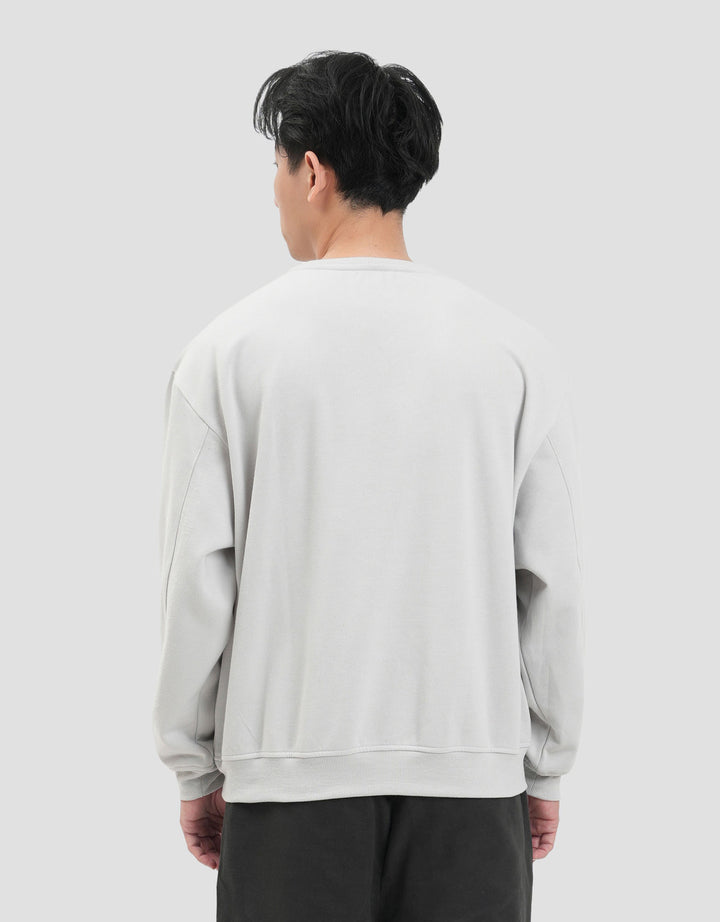 Nevada Basic Boxy Fit Cut And Sewn Sweater Pria