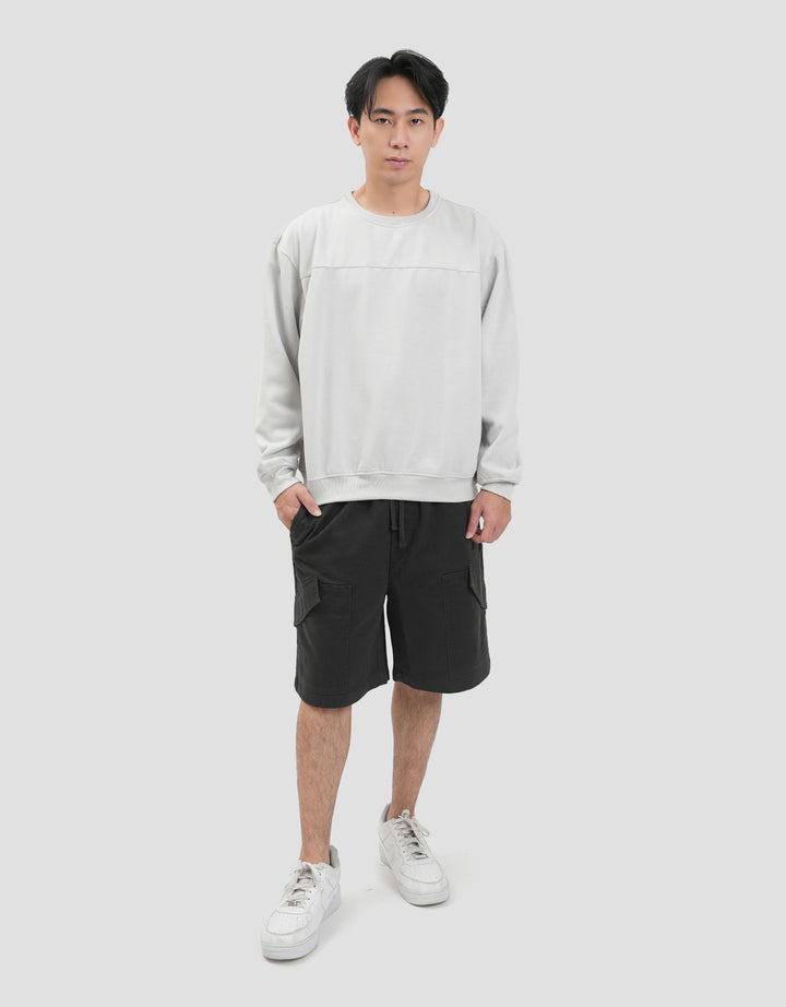 Nevada Basic Boxy Fit Cut And Sewn Sweater Pria