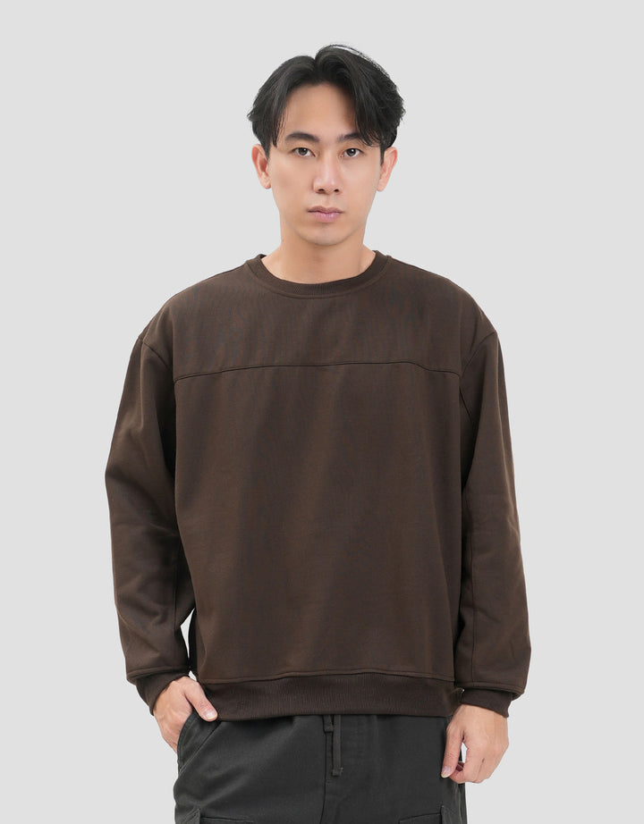 Nevada Basic Boxy Fit Cut And Sewn Sweater Pria