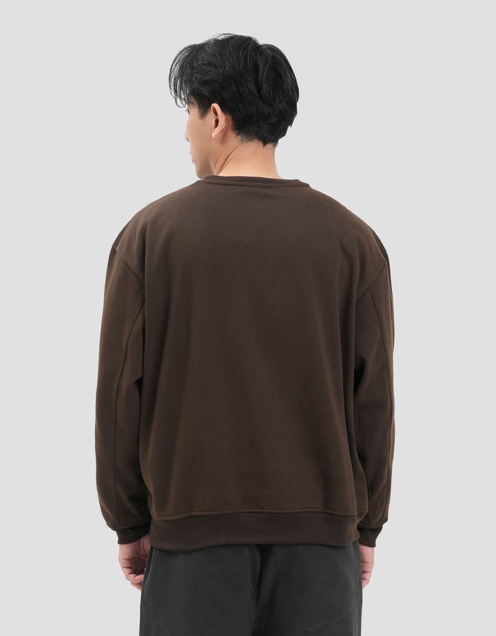 Nevada Basic Boxy Fit Cut And Sewn Sweater Pria