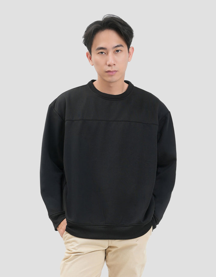 Nevada Basic Boxy Fit Cut And Sewn Sweater Pria