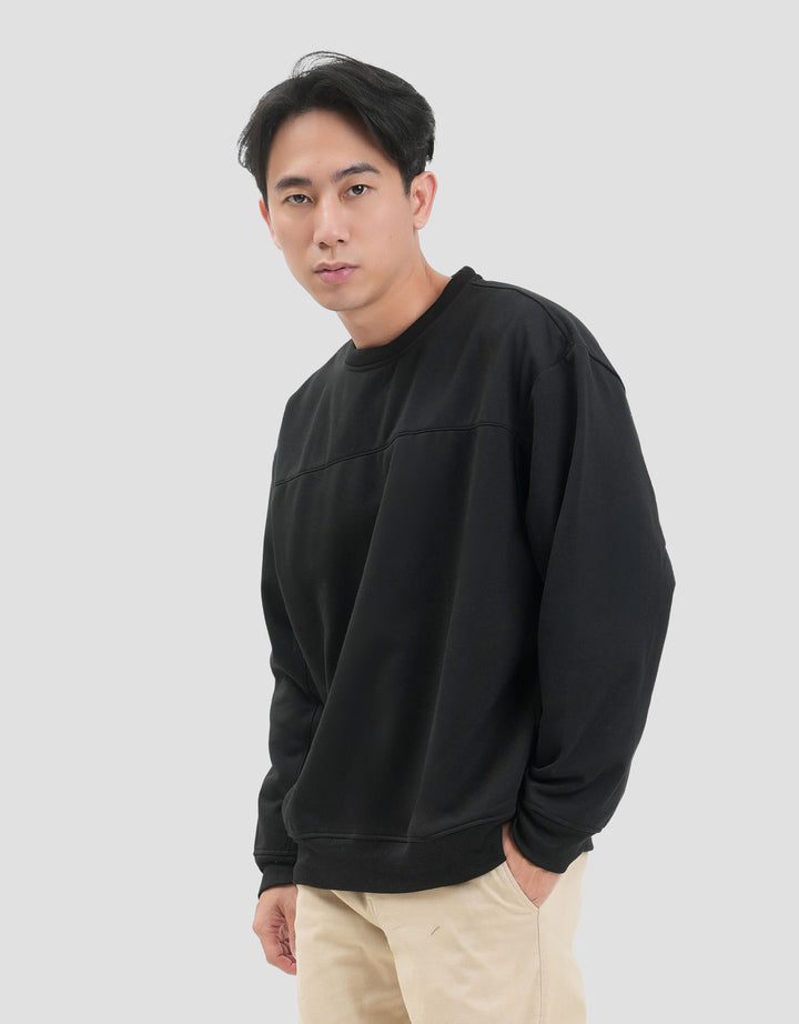 Nevada Basic Boxy Fit Cut And Sewn Sweater Pria