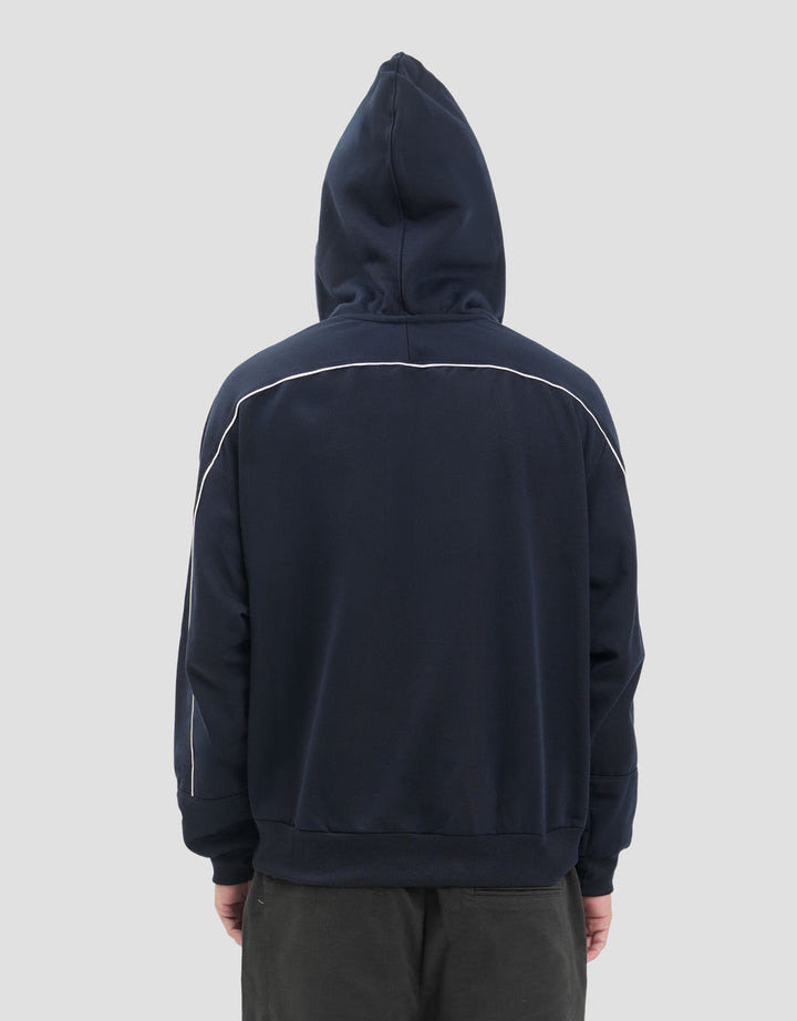 Nevada Boxy Fit Pipping Movement Jaket Hoodie Pria