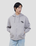 NEVADA HOODIE BOXY FIT GRAFFITI BACKPRINT FLEECE JAKET PRIA