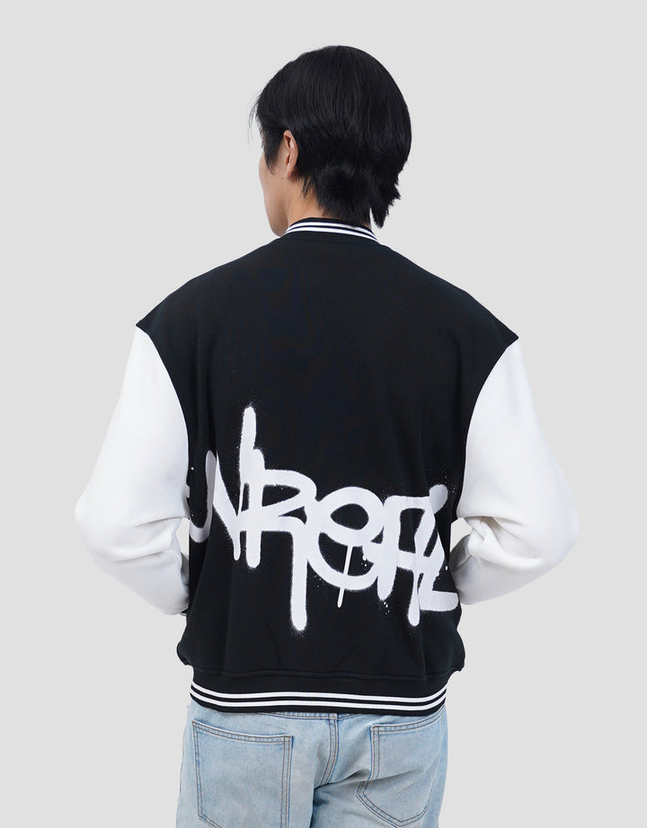 NEVADA BOXY FIT STREET STYLE UNREAL BACKPRINT JAKET PRIA