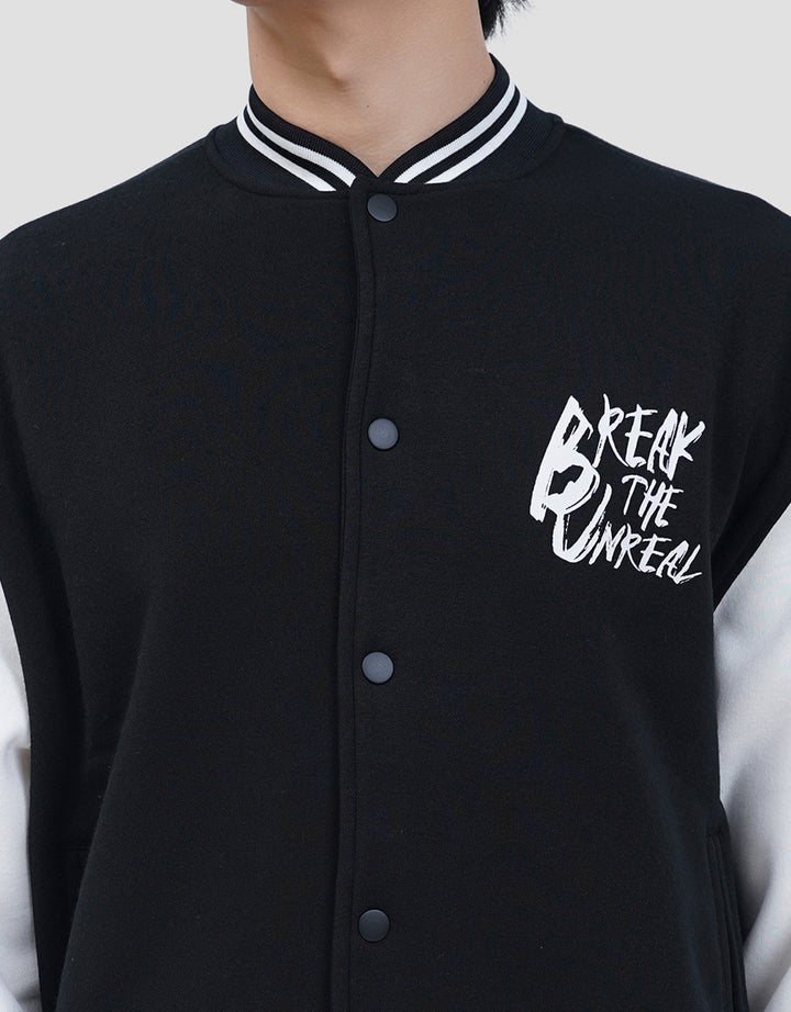 NEVADA BOXY FIT STREET STYLE UNREAL BACKPRINT JAKET PRIA