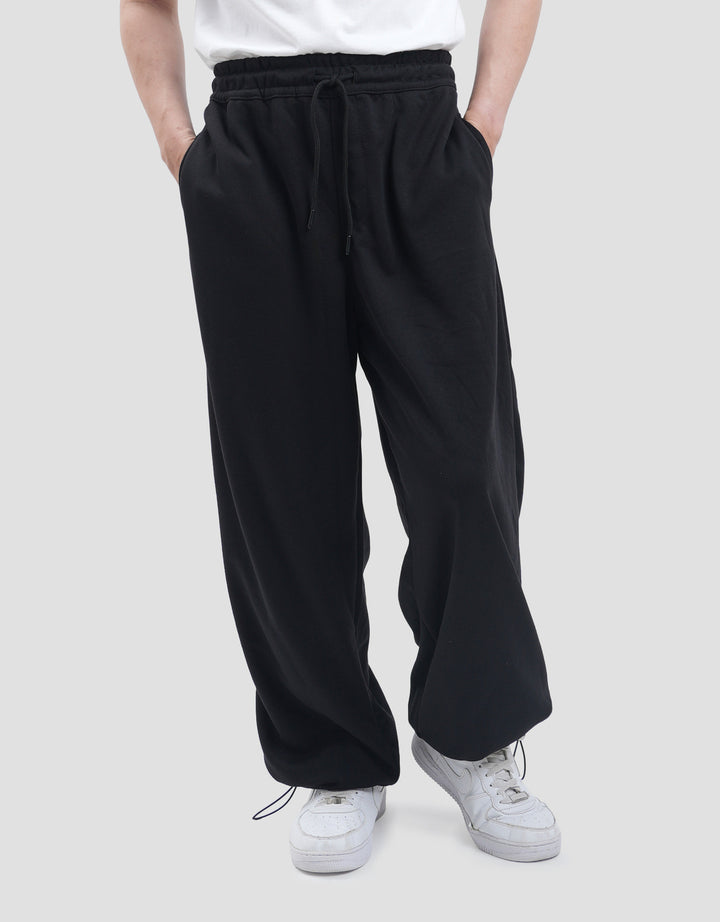 Nevada Baggy Fit Front Double Knit Celana Jogger Pria