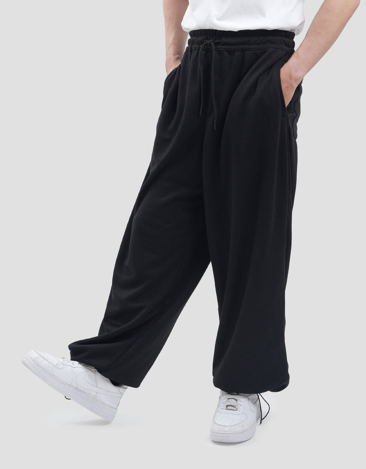 Nevada Baggy Fit Front Double Knit Celana Jogger Pria