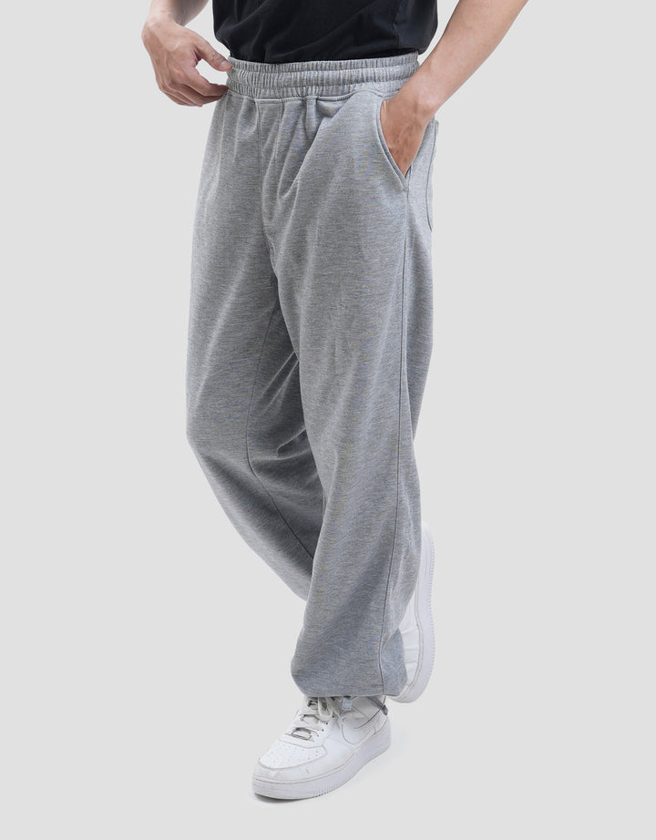 Nevada Loose Fit With Adjuster On Bottom Hem Double Knit Celana Jogger Pria