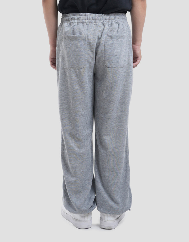 Nevada Loose Fit With Adjuster On Bottom Hem Double Knit Celana Jogger Pria