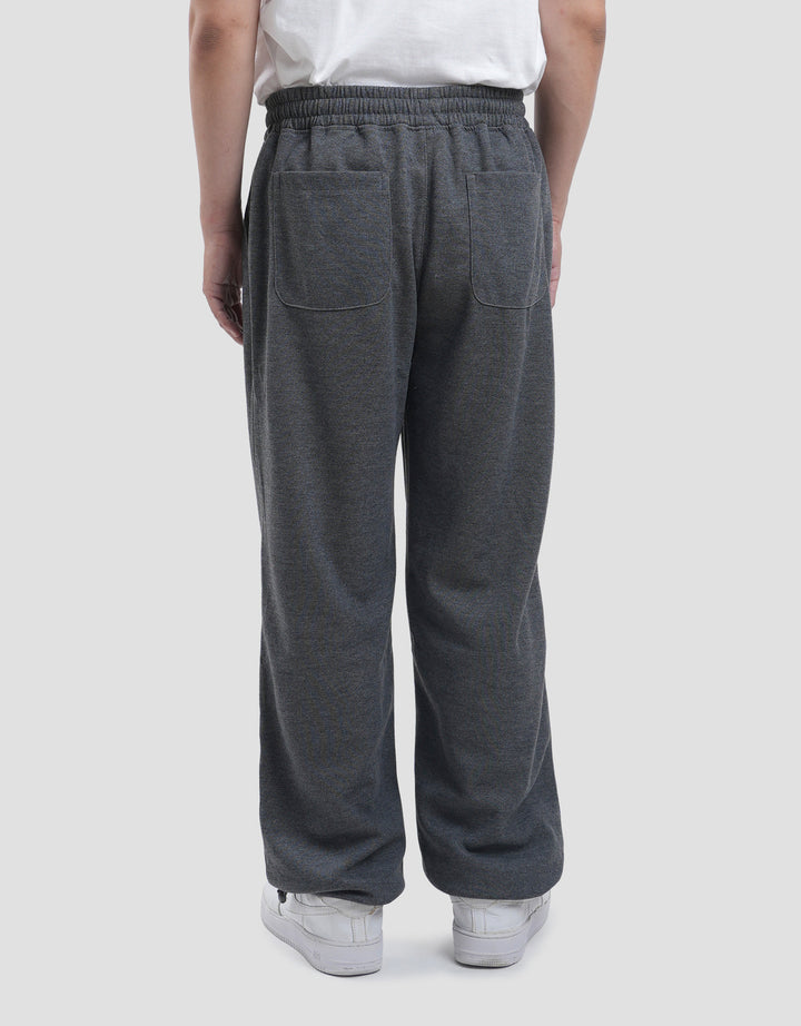 Nevada Loose Fit With Adjuster On Bottom Hem Double Knit Celana Jogger Pria
