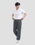 Nevada Loose Fit With Adjuster On Bottom Hem Double Knit Celana Jogger Pria