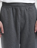 Nevada Loose Fit With Adjuster On Bottom Hem Double Knit Celana Jogger Pria