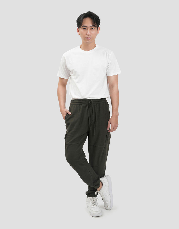 Nevada With Texture Twill Cargo Jogger Pria