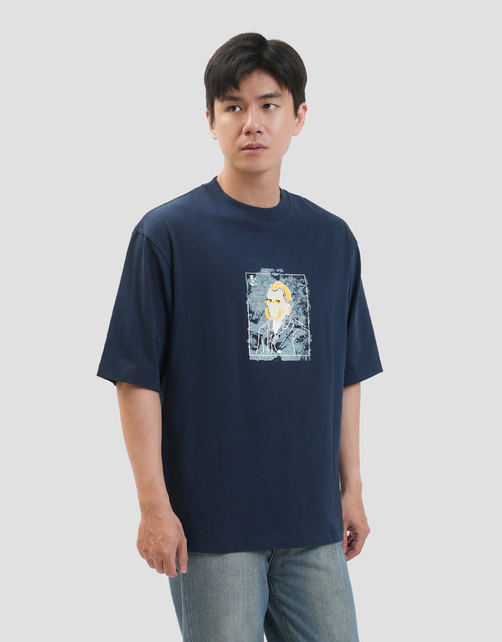 Suko Graphic Jas Kaos Oversize Pria