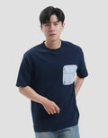 Suko Waffle Kaos Pocket Timbul Kaos Oversize Pria