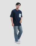 Suko Waffle Kaos Pocket Timbul Kaos Oversize Pria