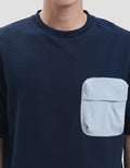 Suko Waffle Kaos Pocket Timbul Kaos Oversize Pria
