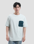 Suko Waffle Kaos Pocket Timbul Kaos Oversize Pria