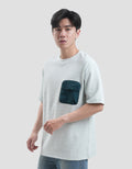 Suko Waffle Kaos Pocket Timbul Kaos Oversize Pria