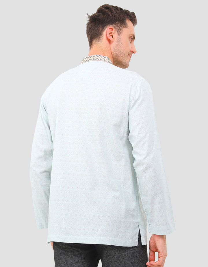 Intresse Sallow Baju Koko Lengan Panjang Pria