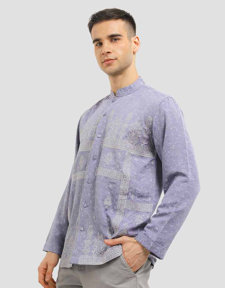 Intresse Mulberry Bush Baju Koko Lengan Panjang Pria