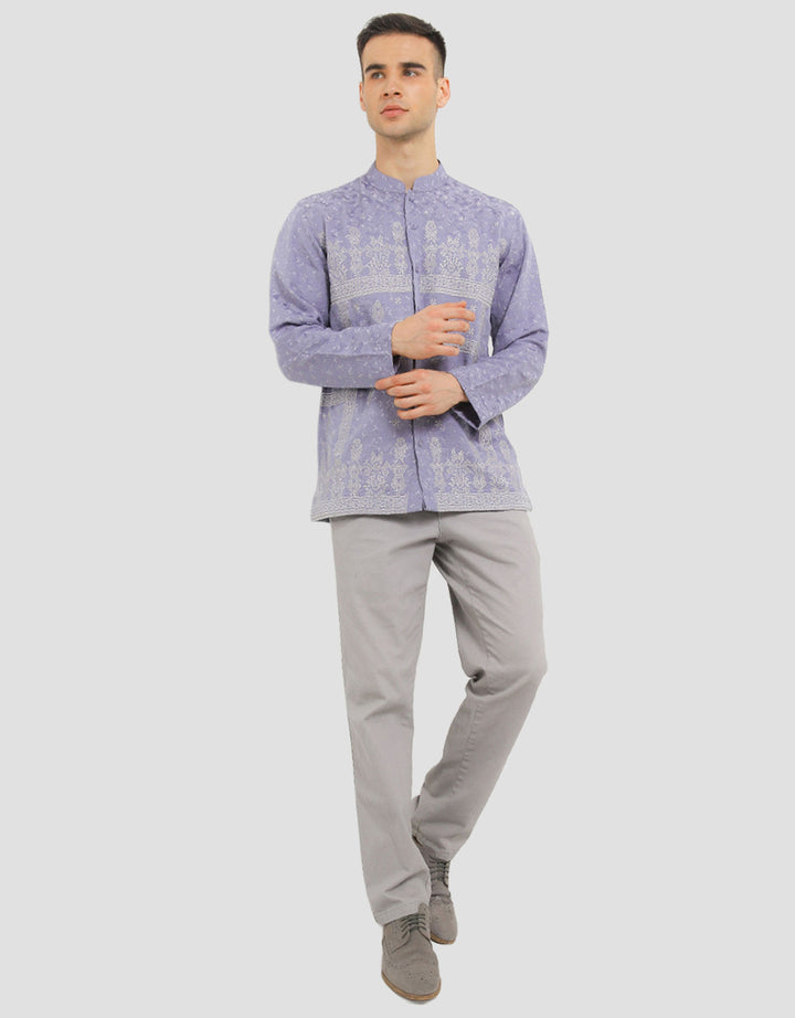 Intresse Mulberry Bush Baju Koko Lengan Panjang Pria