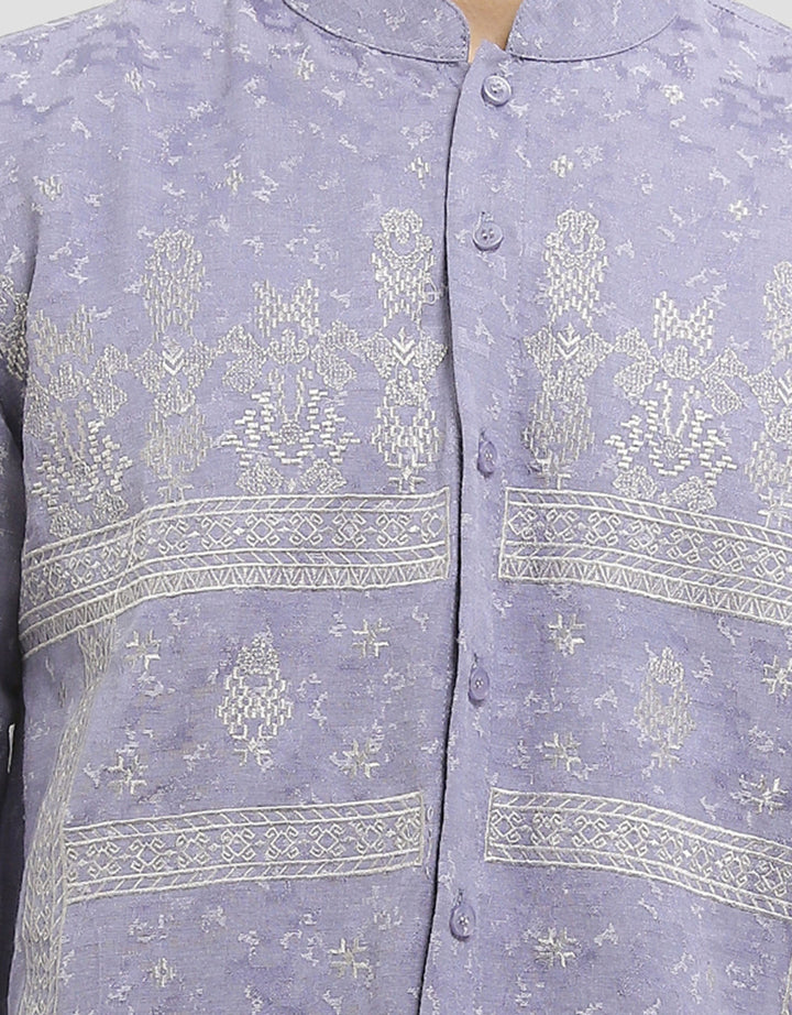 Intresse Mulberry Bush Baju Koko Lengan Panjang Pria