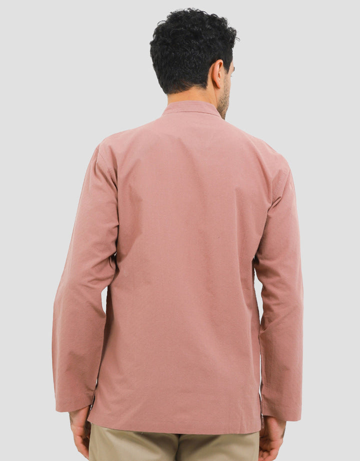 Intresse Petit Point Baju Koko Lengan Panjang Pria