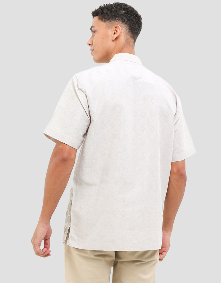 Al Mustika Quicksand Baju Koko Lengan Pendek Pria