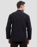 Intresse Tarangini Hitam Lengan Panjang Baju Koko Pria
