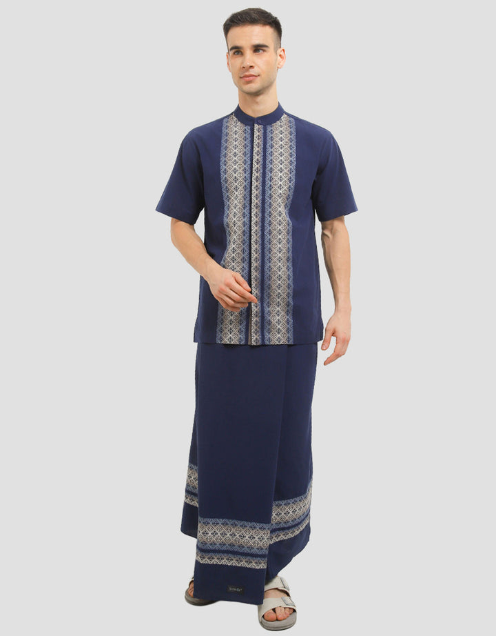 Al Mustika Jervis Bay Short Baju Koko Lengan Pendek Pria