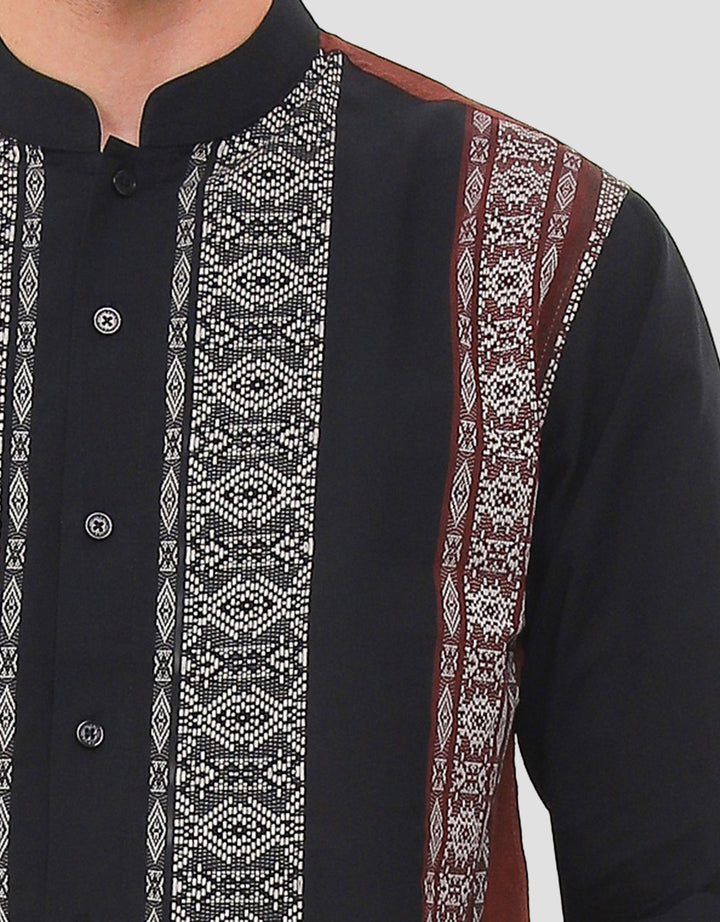 Intresse Mid Spice Baju Koko Lengan Panjang Pria