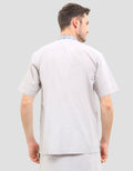 Al Mustika Gossamer Down Baju Koko Lengan Pendek Pria