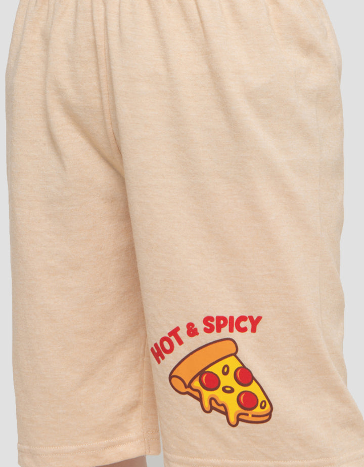 MxM Hot & Spicy Pizza Celana Pendek Anak Laki-Laki