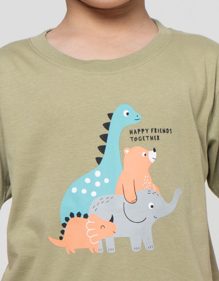MxM Little M Animal Print Kaos Anak Laki-laki