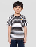 MxM Little M Stripe Print Kaos Anak Laki-laki