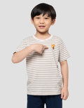 MxM Little M Stripe Giraffe Print Kaos Anak Laki-laki