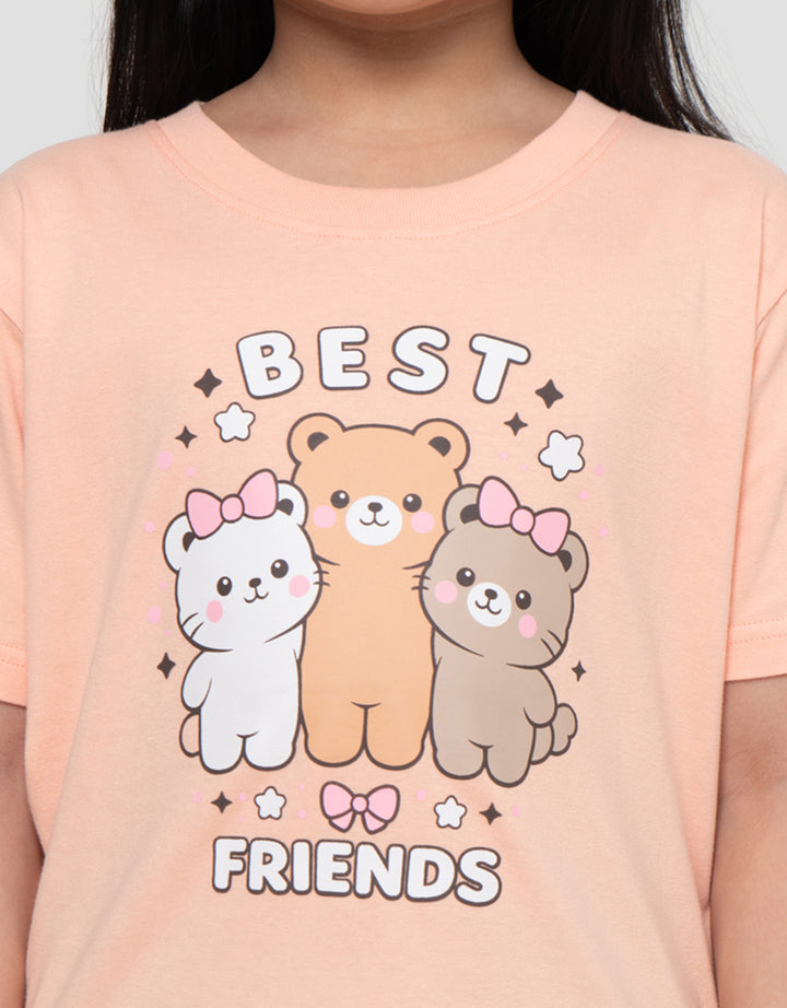 MxM Little M Print Best Friends Kaos Anak Perempuan