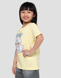MxM Little M Character Cute Cloud Friends Kaos Anak Perempuan