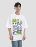Disney Maui Front Print Kaos Pria