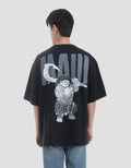 Disney Maui Monochrome Backprint Kaos Pria
