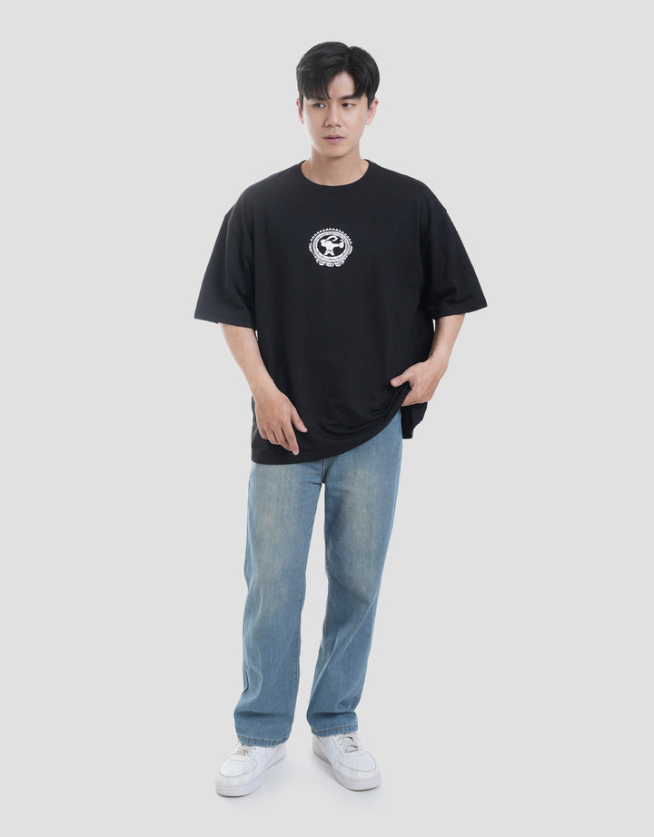 Disney Maui Monochrome Backprint Kaos Pria