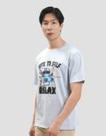 Disney Reg Stitch Chill Vibes Kaos Pria