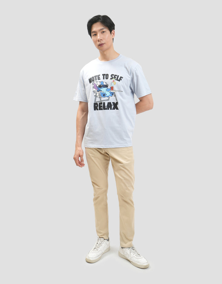Disney Reg Stitch Chill Vibes Kaos Pria