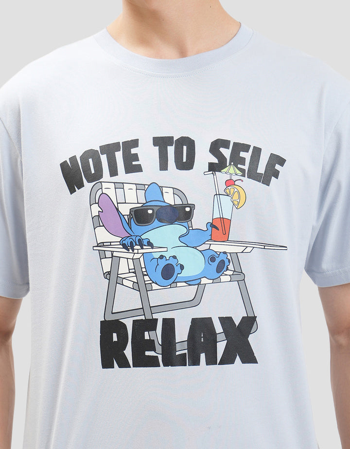 Disney Reg Stitch Chill Vibes Kaos Pria